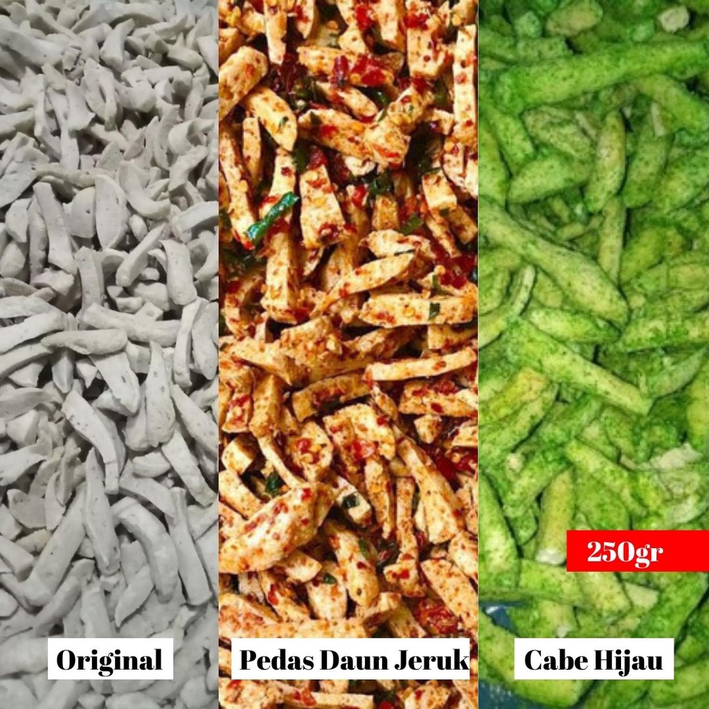 

Bakso Goreng Basreng Stik Original Pedas Daun Jeruk 250gr