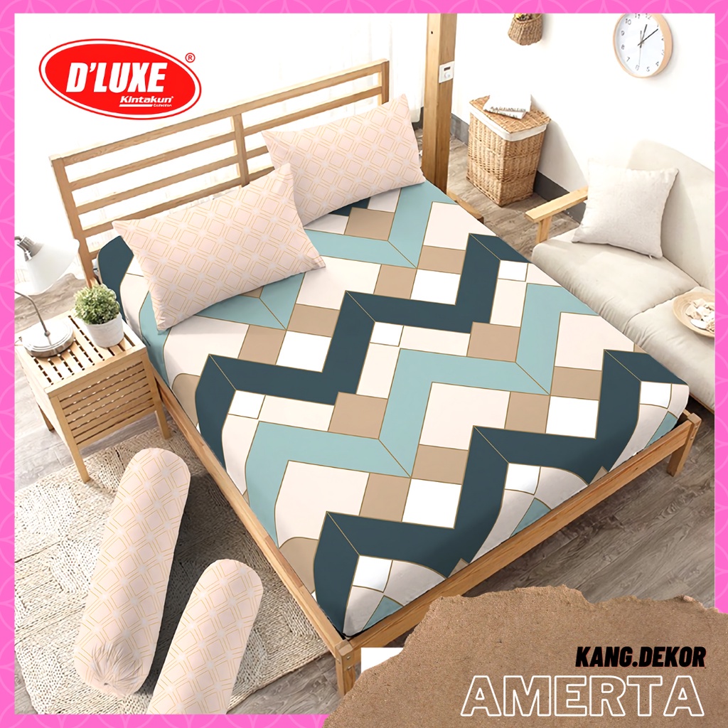 SPREI KINTAKUN DLUXE MOTIF AMERTA 180x200 NO 1 KING SEPREI CANTIK MURAH MOTIF TERBARU SEPRAI KAMAR TIDUR D’LUXE SEPREI AESTHETIC D LUXE KINTAKUN SEPRAI CANTIK SEPRE DLUXE PROMO ANTI LUNTUR MOTIF PLUS SARUNG BANTAL SPREI DEWASA ALAS KASUR SPREI ADEM