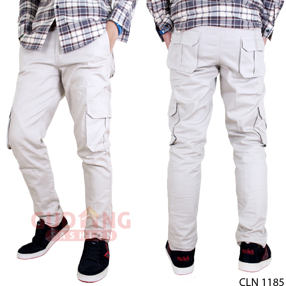 Celana Kargo Kantong Banyak Keren - CLN 1185