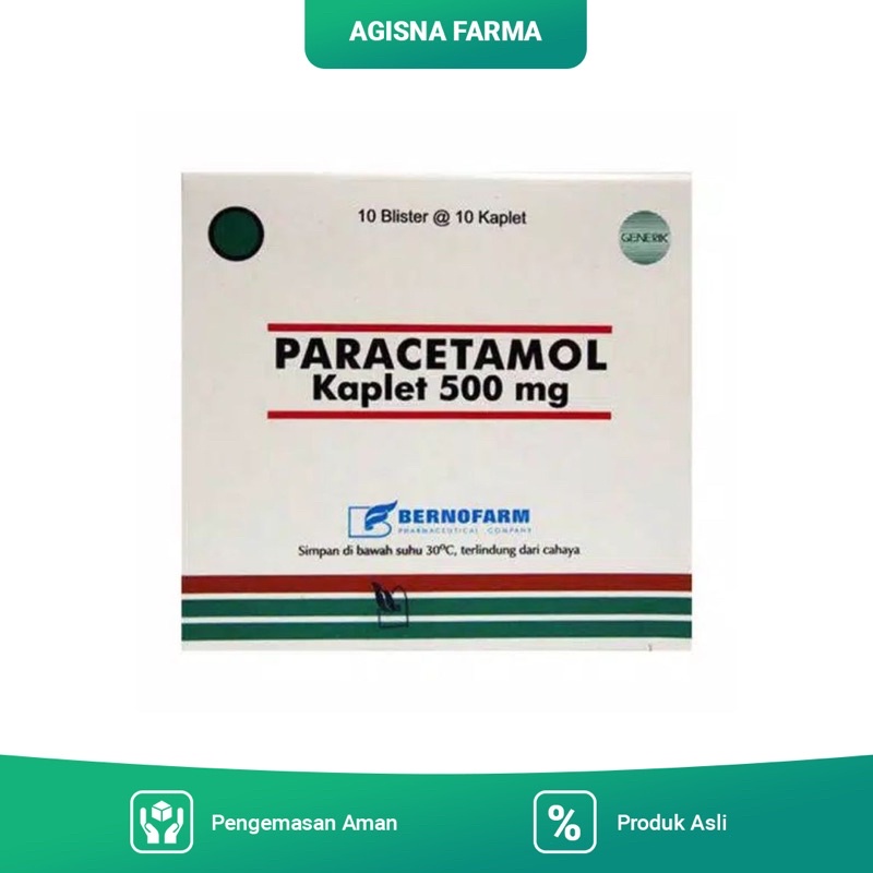 Jual Paracetamol 500mg Perbox PT BERNOFARM | Shopee Indonesia