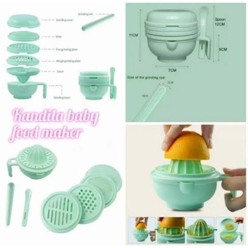 Kandila Baby Food Maker KDL024 - Kandila Mangkok Penghalus Makanan Bayi Mpasi