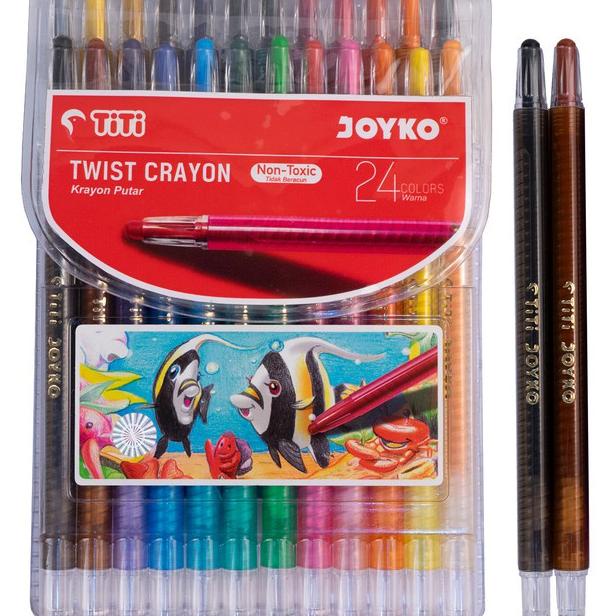 

Terbaik Oil Pastels / Krayon / Crayon Titi Putar / Twist 24 Warna