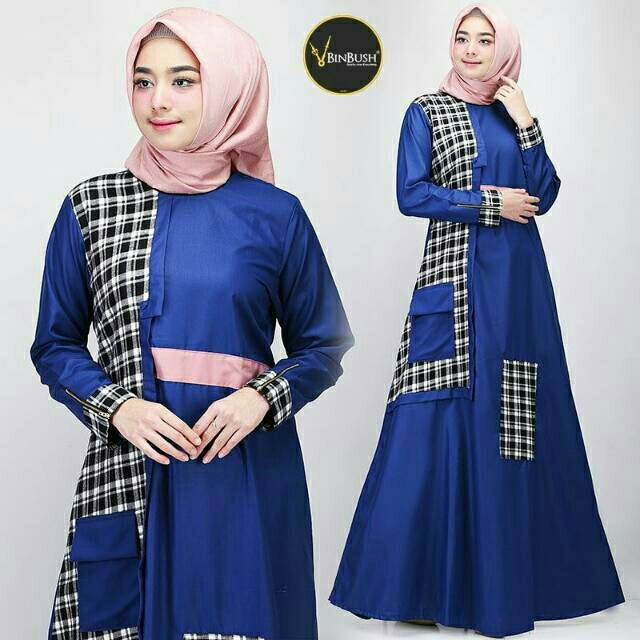(COD) Anjani Dress vol 2 by Binbush / Gamis Siap Kirim