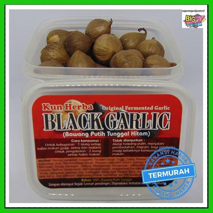 

obatlabreh- black garlic tunggal 250 gram - bawang putih hitam tunggal/lanang -aslii.