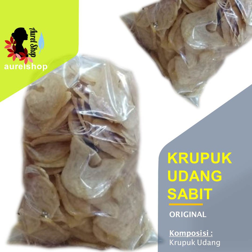

Krupuk Udang Sabit 1 kg (Shrimp Cracker Sickle Crude)
