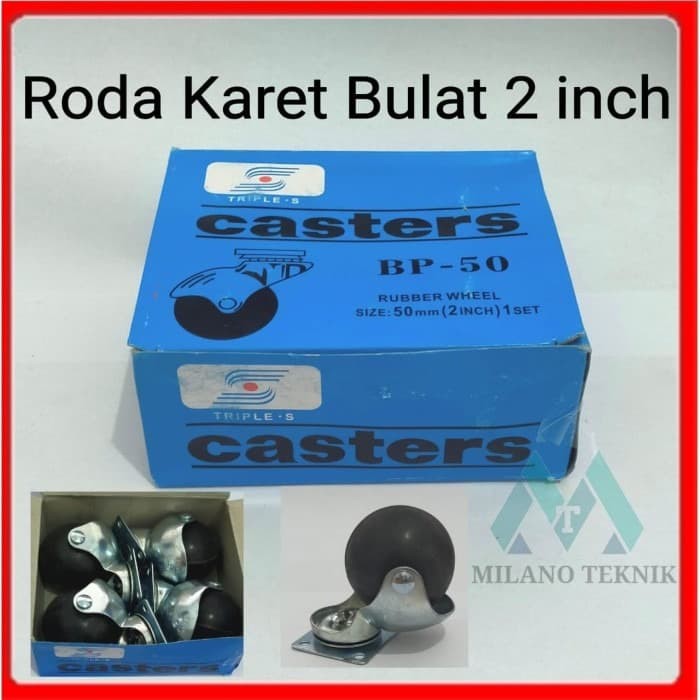 Jual Roda Karet Roda Etalase Roda Troli Roda Caster Inch Bulat