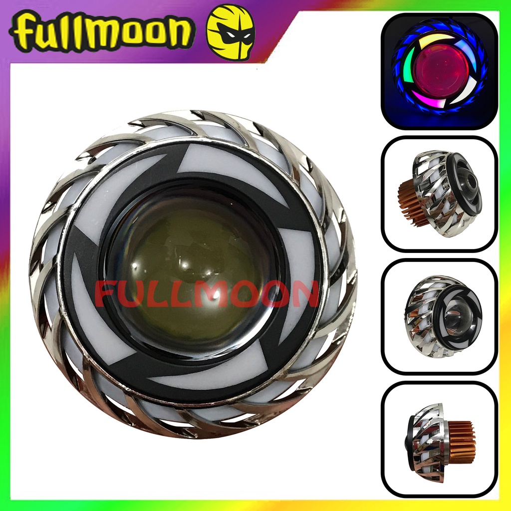 LAMPU DEPAN PROJIE FLASH RAINBOW SPIRAL