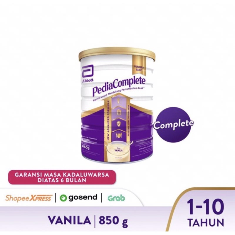 Pediacomplete 400 &amp; 850 gram vanilla ( susu nutrisi lengkap pertumbuhan anak )