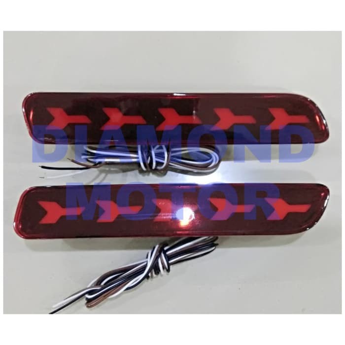 Suzuki New Ertiga 2018 Mata Kucing Reflektor LED Bemper Belakang 2013-2020