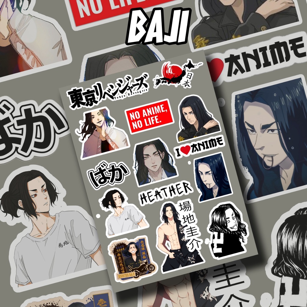 STICKER ANIME // STIKER ANIME UNCUTTING // STICKER TOKYO REVENGERS NARUTO HAIKYUU ATTACK ON TITAN KIMETSU NO YAIBA JUJUTSU KAISEN HXH ONE PIECE-BAJI