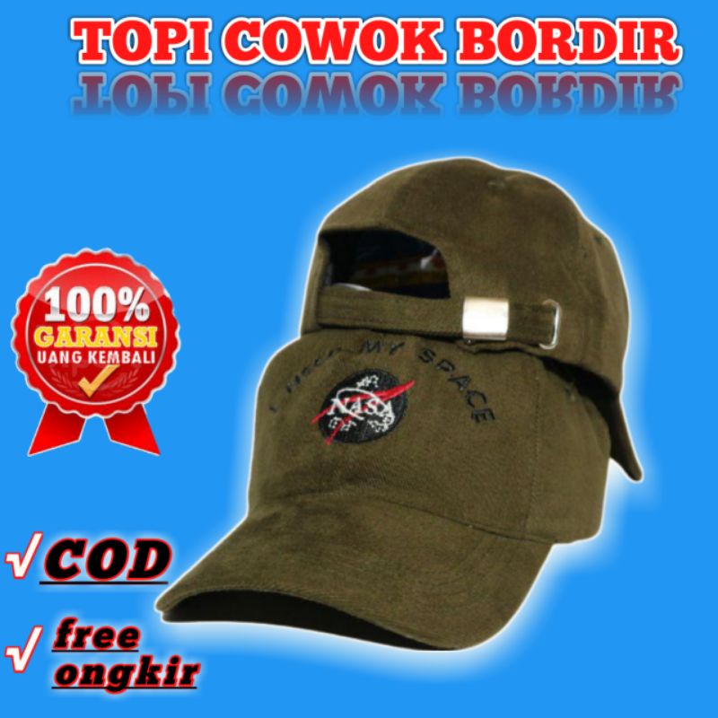 Topi Baseball Pria Bordir - Topi Pria Polo Distro Caps Casual Lonsdale London - Weekend Offender - T