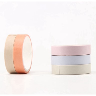 Japanese Washi Tape - SONGDAO Solid Color Series (6pcs)