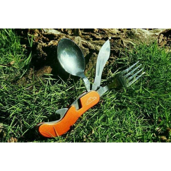 Sendok lipat Dhaulagiri - sendok garpu pisau lipat 4 in 1 Kualitas Orignal & Terbaik