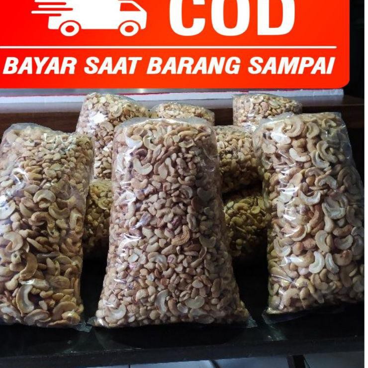 

✨COD✨ kacang mede patahan 1kg Mentah - kacang mete Mentah murah