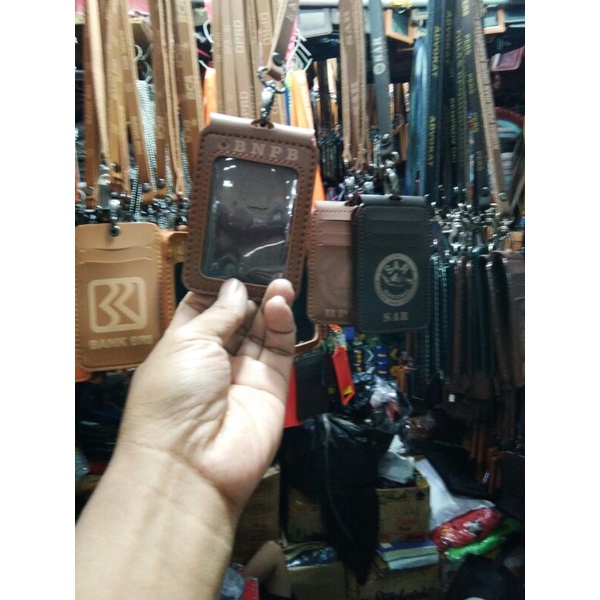 

Kalung name Tag BNPB / ID CARD KULIT