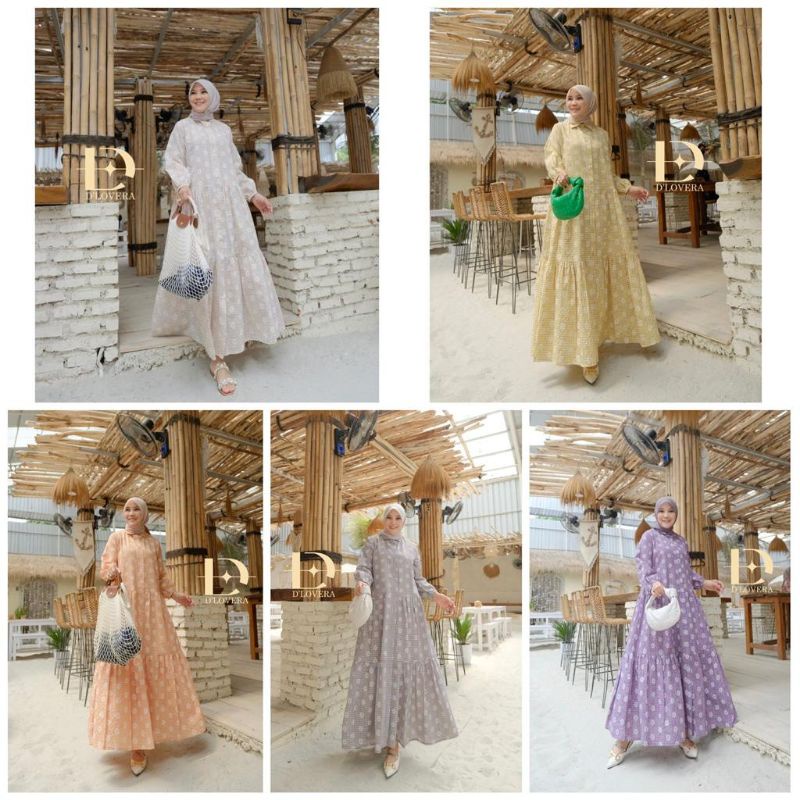 GRATIS OLLA MIDI DRESS ORIGINAL DLOVERA GAMIS DRESS MAXY MIDI TUNIK BLOUSE BAJU SYARI BRANDED ORIGIN
