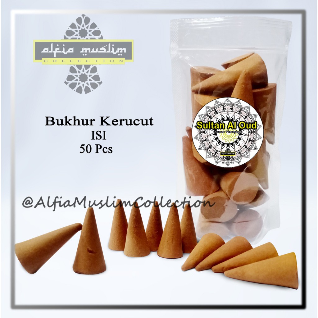 Buhur Kerucut Bukhur Gahru Bakhor Dupa Cone Pengharum Ruangan isi 25 pcs