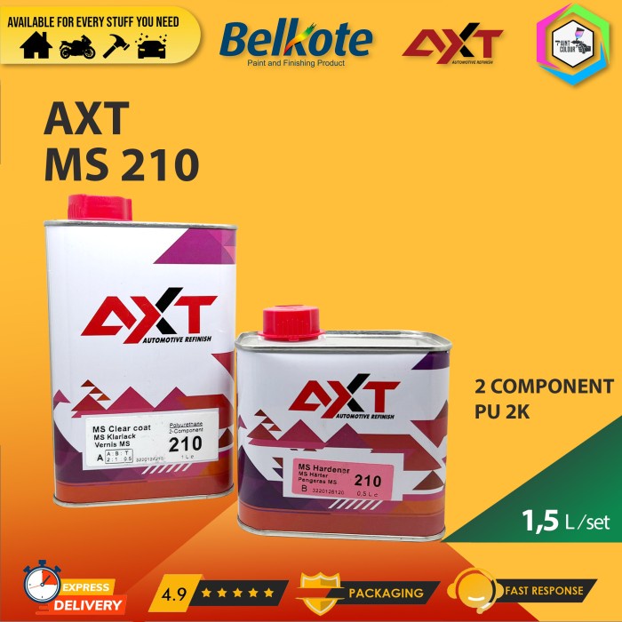 Clear Coat AXT MS 210 2:1 Belkote Pernis