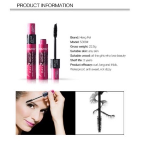 HENGFEI Waterproof Sweat Proof Long-Lasting Thick Mascara No Blooming And Curlin DJ 5368