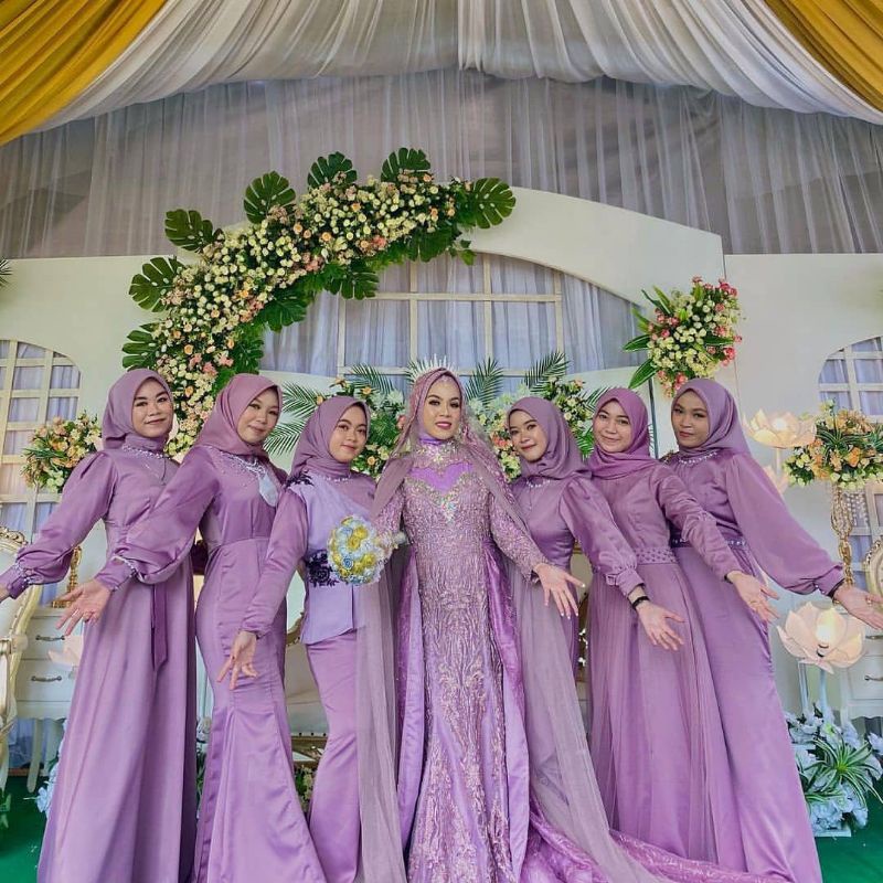 HIJAB KHUSUS BRIDESMAID SERAGAM NIKAHAN