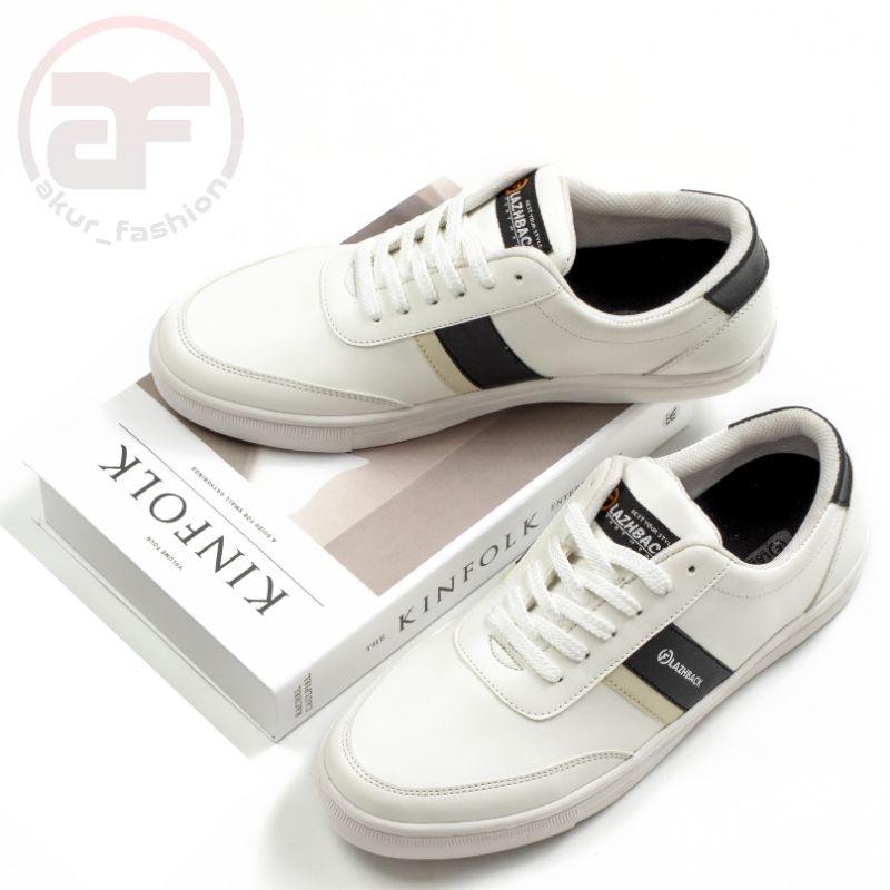 SEPATU PRIA FLAZHBACK | SNEAKERS CASUAL PRIA | SEPATU PUTIH PRIA ORIGINAL KULIT SINTETIS