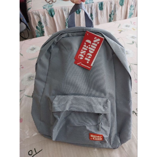 🇮🇩GO🇮🇩 HARGA NETT - BARANG BARU Tas ACE HARDWARE Ransel WATERPROOF Super Case Backpack Macaroon Grey