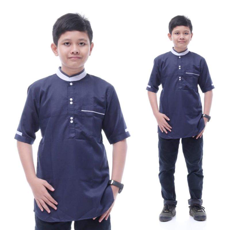 Baju Koko Kurta Anak Tanggung Matt Katun Toyobo