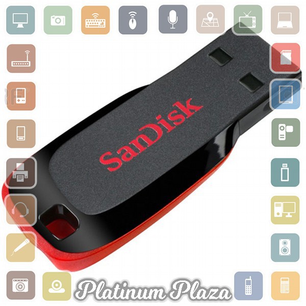 SanDisk Cruzer Blade USB Flash Drive 16GB (SDCZ50-016G-E11)`60WZCN-