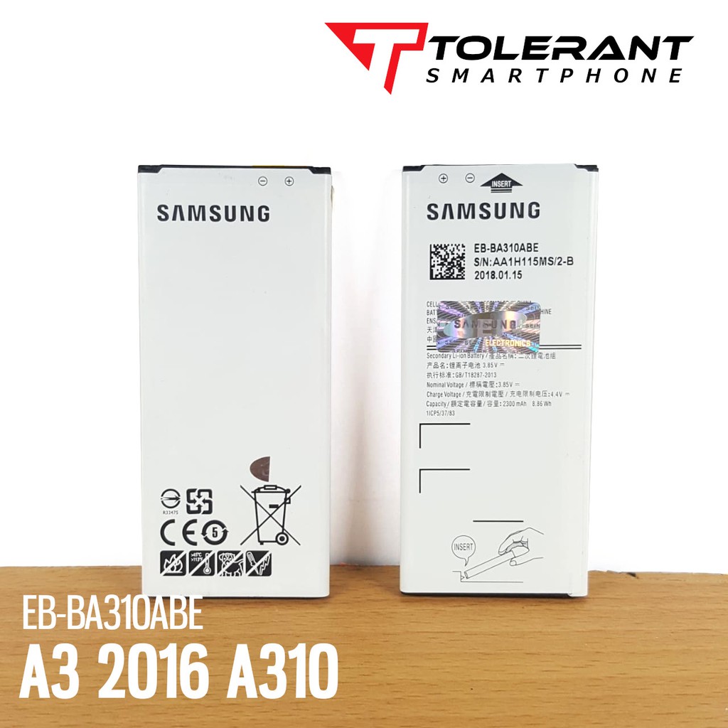 BATTERY BATERAI BATRE SAMSUNG A3 2016 A310 A310F A310F/DS ORIGINAL