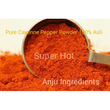 

BERKUALITAS! Pure Cayenne Pepper Powder - 100gr / Cabe Rawit Bubuk Asli / Super Hot