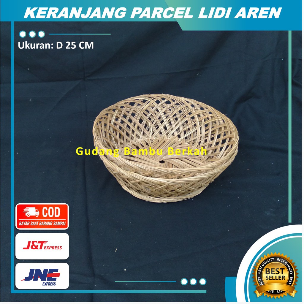 Souvenir Parcel Buah Hantaran Pernikahan dari Lidi Aren / Keranjang Parcel Souvenir Buah Segar