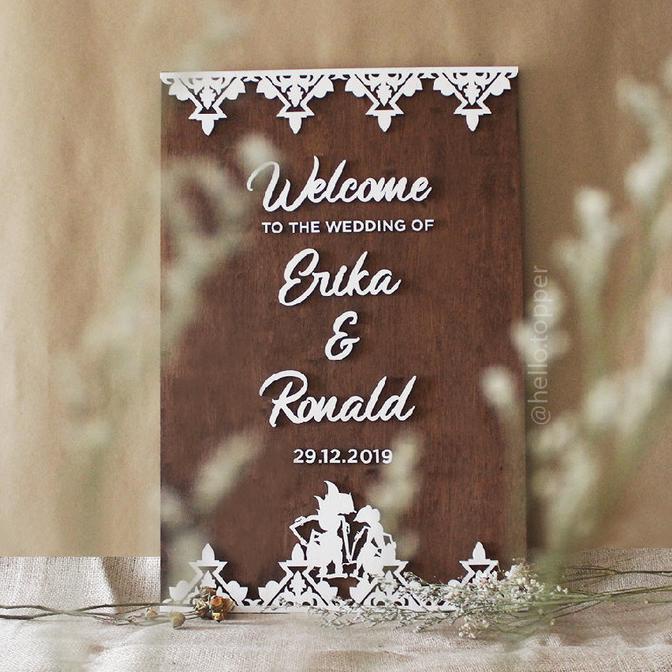 

Welcome Sign 40x60cm / Wooden Sign / Papan Huruf Kayu helloto99 Diminati Banget