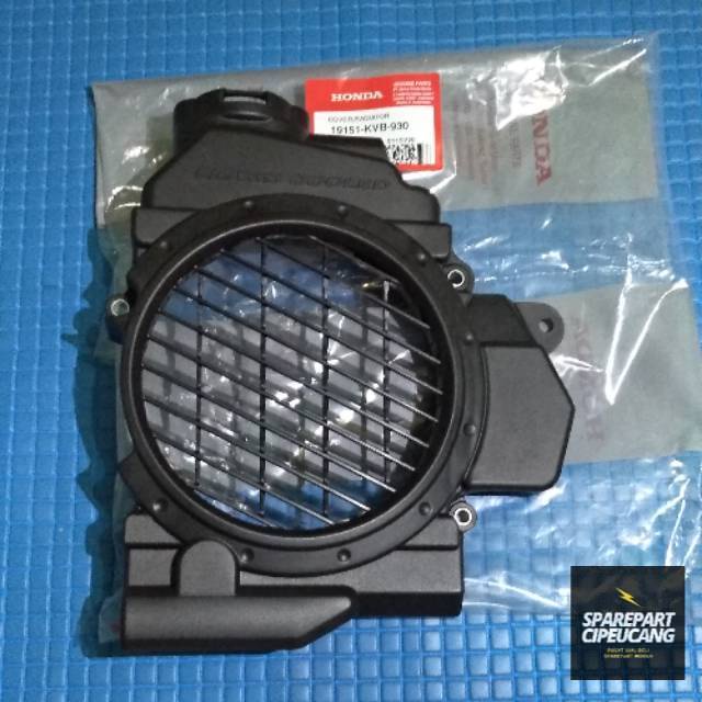 Cover tutup radiator Vario 110 lama karbu / Vario techno CBS karbu ori asli