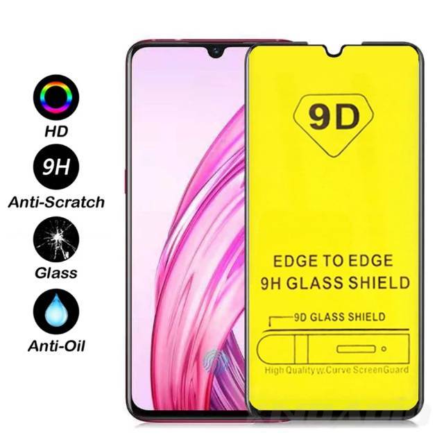 Tempered Glass Warna 9D Vivo V19 Y30 Y50 Y19 Y12 Y15 Anti ...