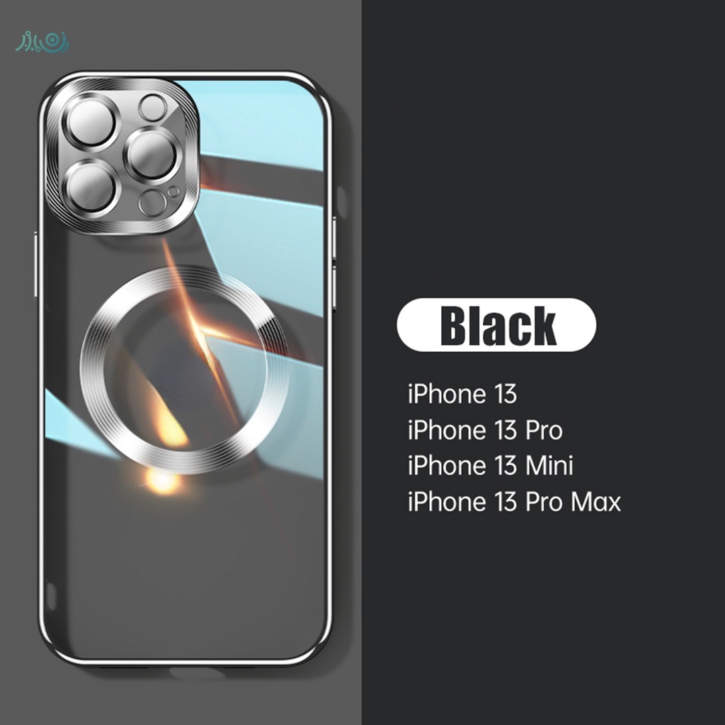 Case Kaca Lensa 6D Plating Transparan Shockproof Untuk iPhone 11 Pro MAX 12 13 Pro MAX XS MAX XR X 7 + 8Plus