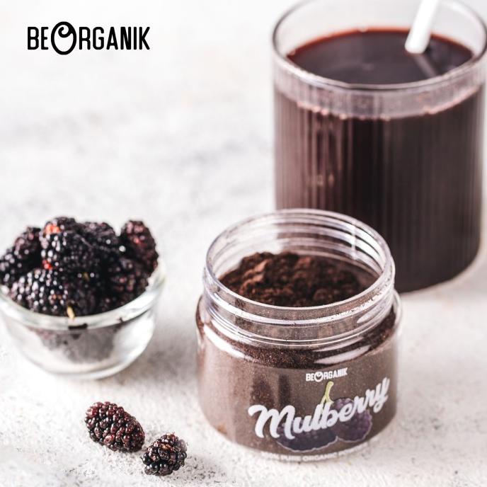 

] Beorganik Pure Mulberry Powder / Bubuk Buah Murbei 80gr