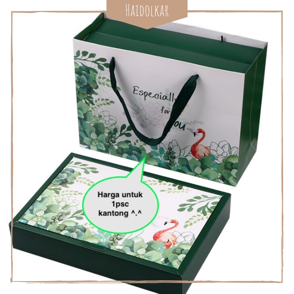 

Kantong kado flamingo paper bag hadiah kantong hampers paper bag souvenir fancy