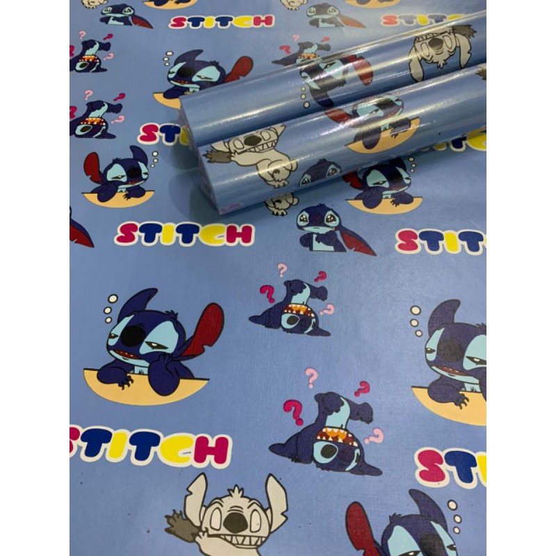 WALLPAPER STIKER DINDING MOTIF  STITCH NEW ARRIVAL