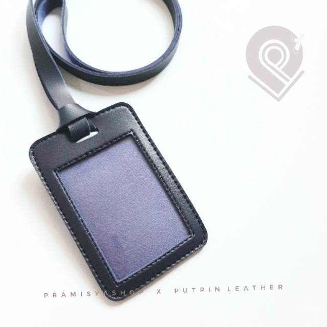 

[Single - NAVY] ID Card Holder / Name Tag Holder