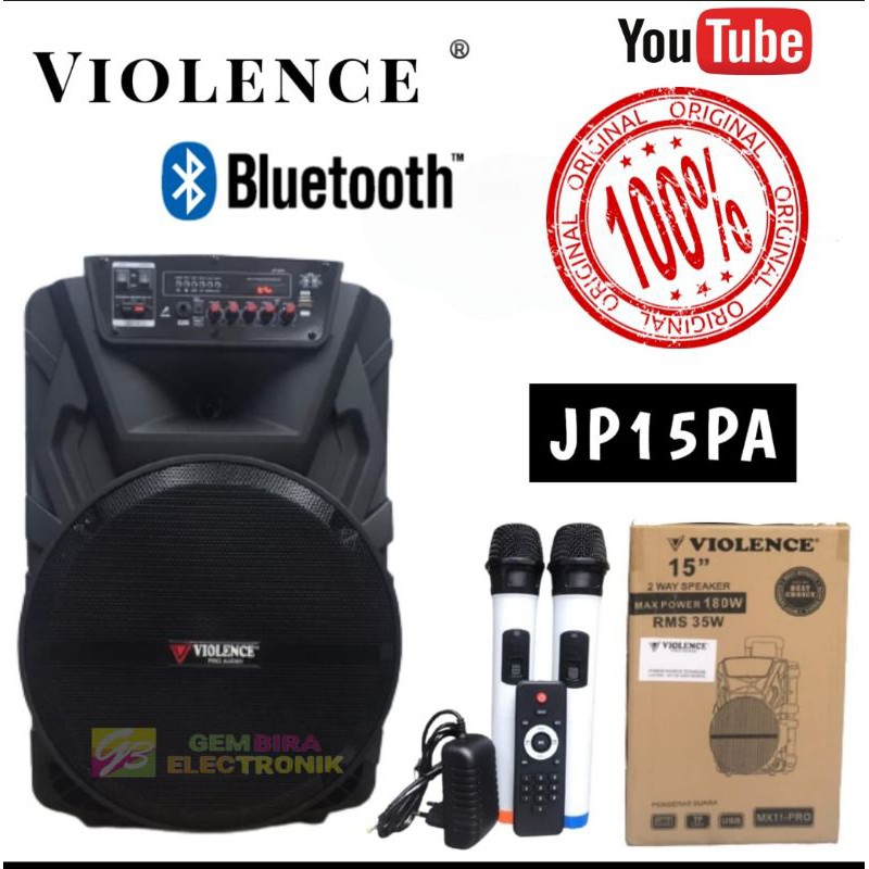 Speaker Portable Meeting Violence 15 inch JP15PA Original