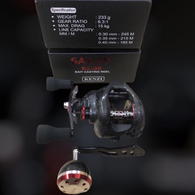 Fishing Reel Bc Max Drag 10 kg 10 Bearing Bait Casting Reel Kenzi Savoy