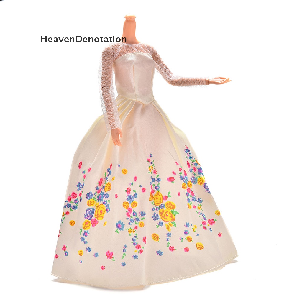 1pc Dress Pesta Pernikahan Untuk Boneka Barbie Cinderella