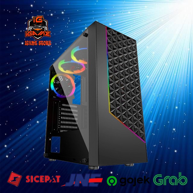 NEW PC GAMING Ryzen 5 3500/VGA 4GB/SSD/HDD New Edition MANTULL GAN