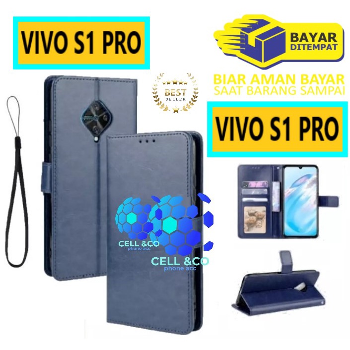 Flip cover VIVO S1 PRO Flip case buka tutup kesing hp casing hp flip case leather wallet