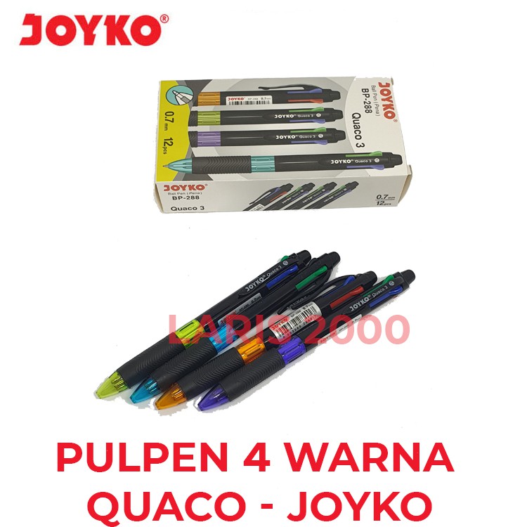 

Pulpen 4 warna quaco Joyko