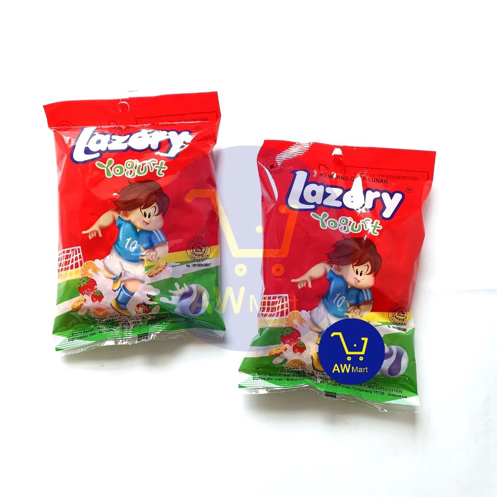 PERMEN LAZERY YOGURT 100G ISI 40 PCS