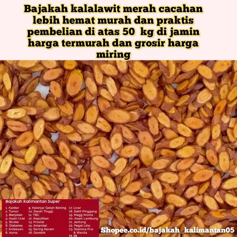 

akar kalalawit merah tanpa kemasan