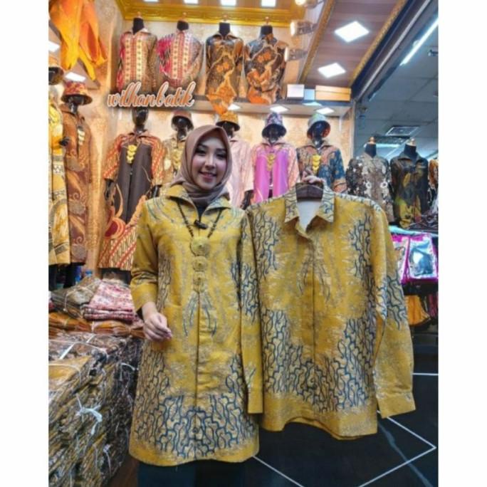 Baju batik bahan dolby,batik dolby solo batik trendy.