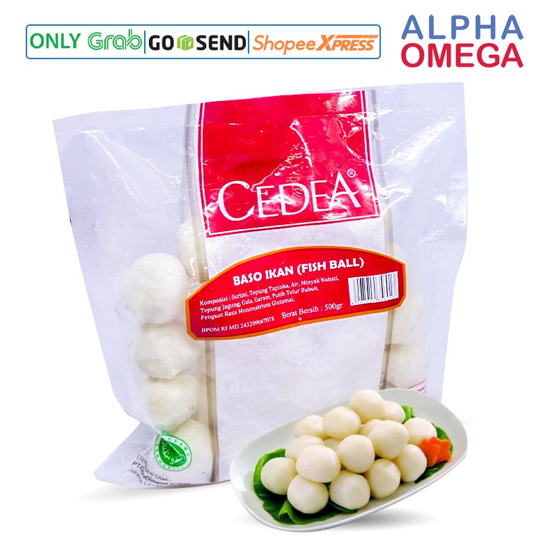 

CEDEA BASO IKAN BESAR 500 GRAM - FISH BALL FROZEN SEAFOOD BEKU