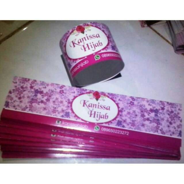 

Label kerudung/ikat souvenir custom